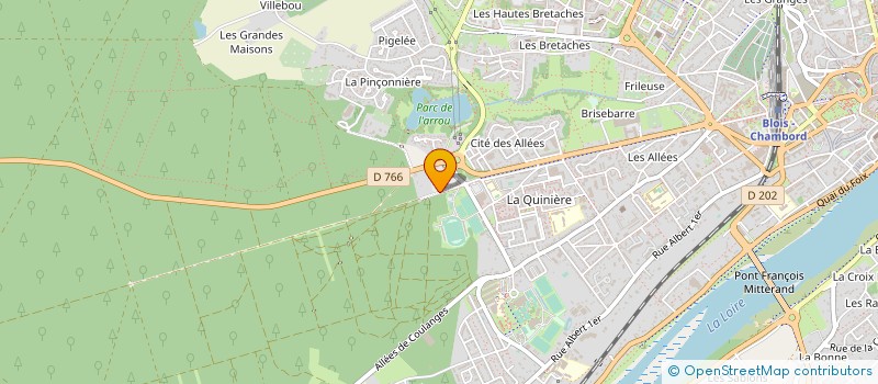 localisation de l'entreprise DRAGON COBRA FIGHT ACADEMY  BLOIS