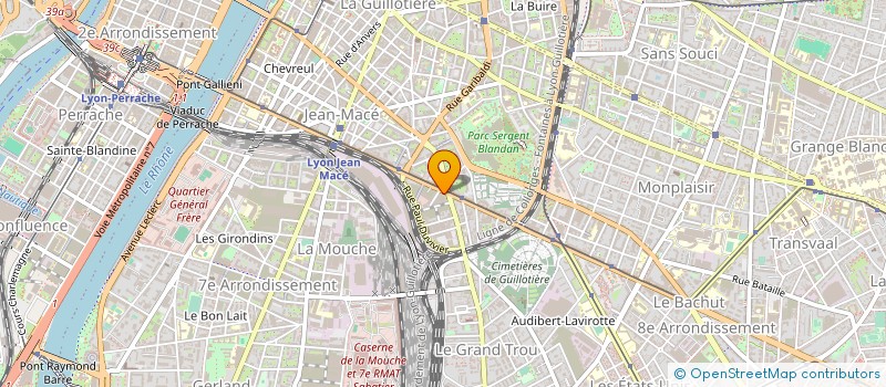 localisation de l'entreprise DRAGON D'OR à LYON