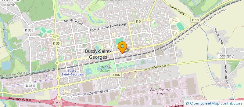 localisation de l'entreprise DRAGON DE BERNAY  BUSSY-SAINT-GEORGES