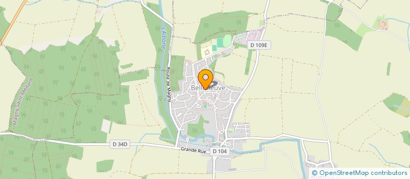 localisation de l'entreprise DRAGON DES TROIS RIVIERES  BELLENEUVE