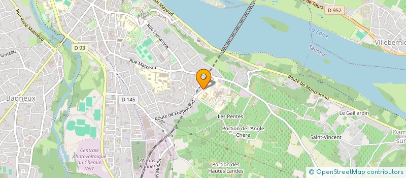 localisation de l'entreprise DRAGON GOURMAND  SAUMUR