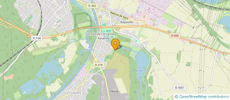 localisation de l'entreprise DRAGON-HOSTING  MORET-LOING-ET-ORVANNE