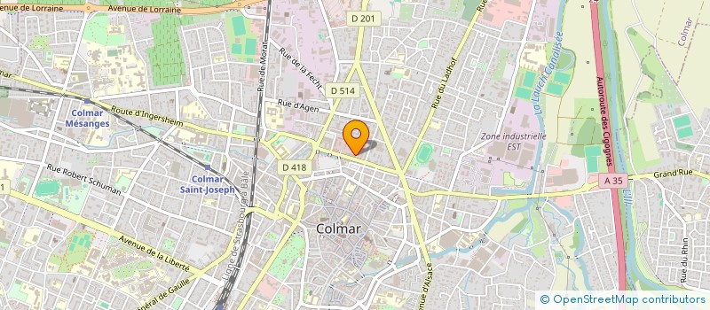 localisation de l'entreprise DRAGON HOUSE  COLMAR