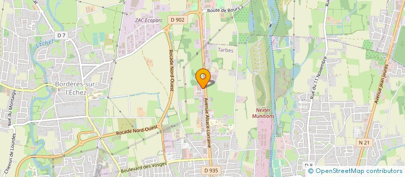 localisation de l'entreprise DRAGON IMPERIAL à BORDERES-SUR-L'ECHEZ