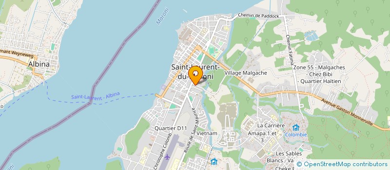 localisation de l'entreprise DRAGON PIZZAS à SAINT-LAURENT-DU-MARONI