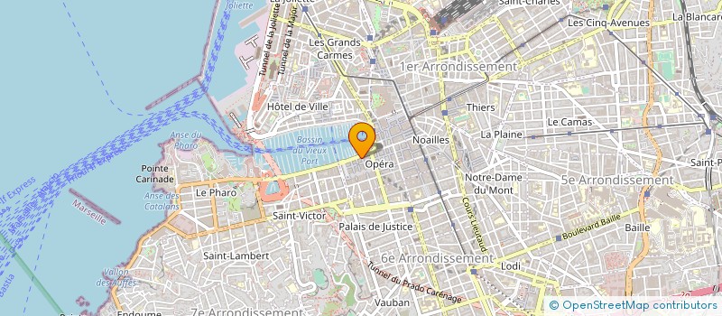 localisation de l'entreprise DRAGON ROUGE à MARSEILLE