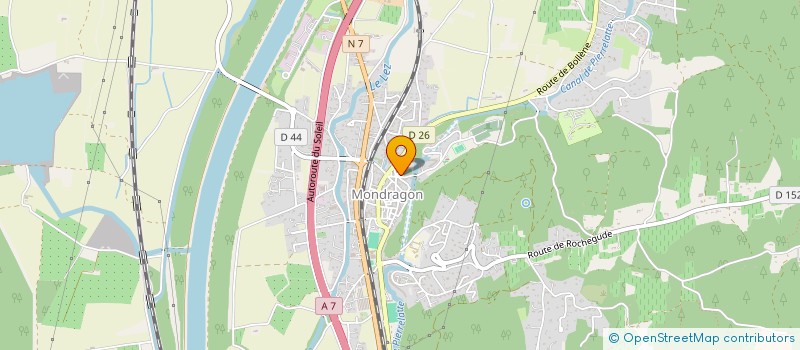 localisation de l'entreprise DRAGON'S  MONDRAGON