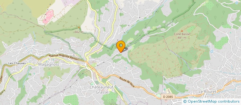 localisation de l'entreprise DRAGON'S NEST  CHATEAUNEUF-GRASSE