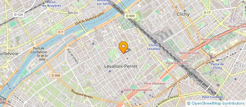localisation de l'entreprise DRAGON SARL à LEVALLOIS-PERRET
