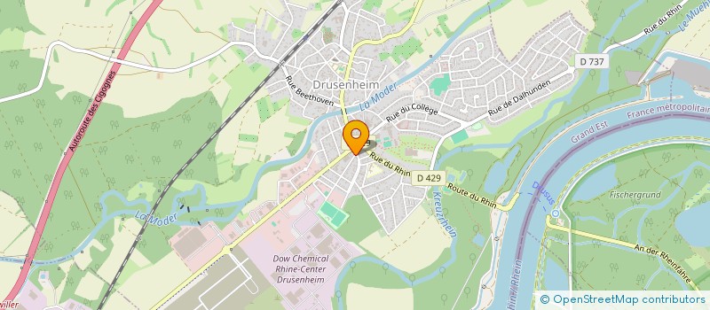 localisation de l'entreprise DRAGON SECURITE à DRUSENHEIM