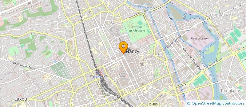 localisation de l'entreprise DRAGON VERT à NANCY
