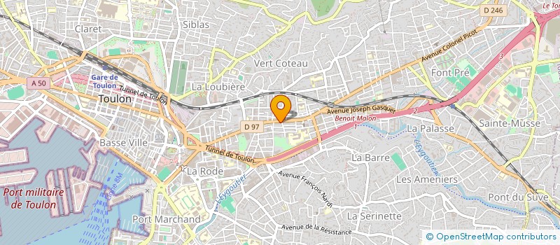 localisation de l'entreprise DRAGON VOLANT à TOULON