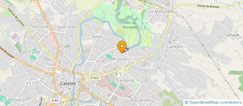 localisation de l'entreprise DRAGON VOLANT  CASTRES