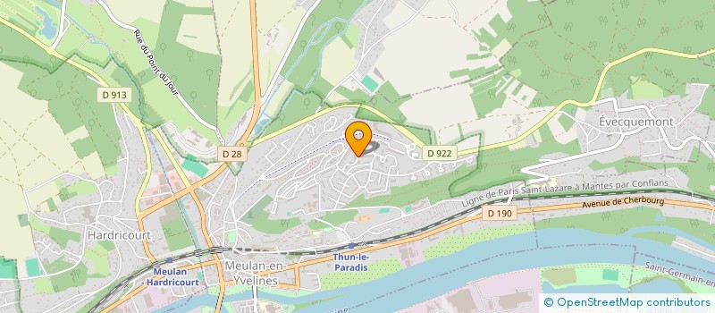 localisation de l'entreprise DRAGON YIN-YANG  MEULAN-EN-YVELINES