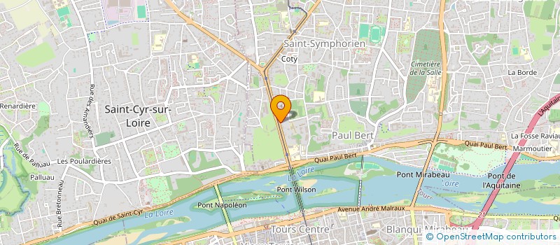 localisation de l'entreprise DRAGONFLY  TOURS