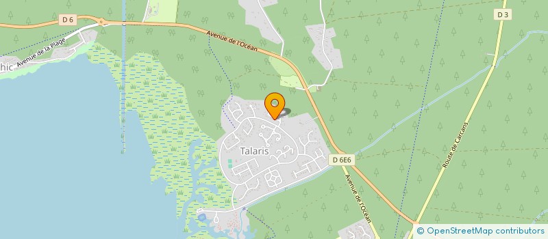 localisation de l'entreprise DRAGONFLY FRANCE  LACANAU