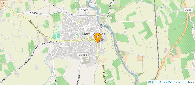 localisation de l'entreprise DRAGONFLY IMMO 1  MARSILLARGUES