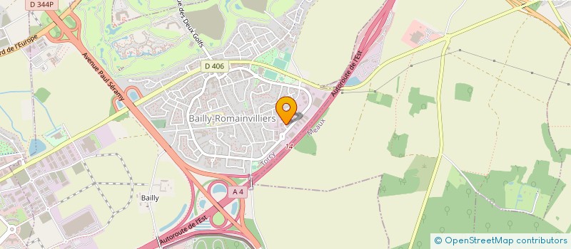 localisation de l'entreprise DRAGONS ALL STAR CHEERLEADING VAL D'EUROPE  BAILLY-ROMAINVILLIERS