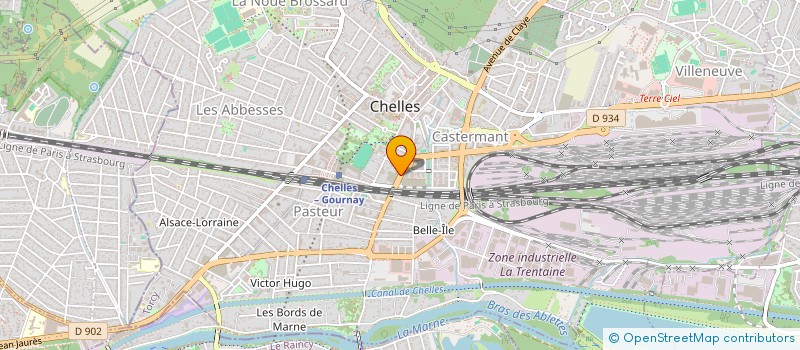 localisation de l'entreprise DRAGONS SEVENS à CHELLES