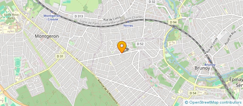localisation de l'entreprise DRAGOT AD à YERRES