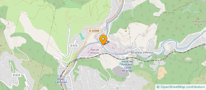 localisation de l'entreprise DRAGOTRANS à DRAP