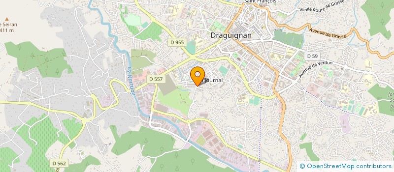localisation de l'entreprise DRAGREST à DRAGUIGNAN