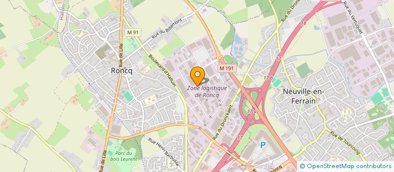 localisation de l'entreprise DRAGUET SA à RONCQ