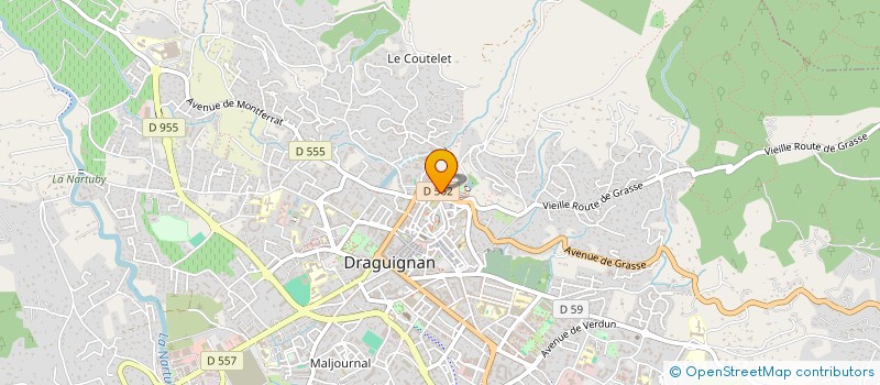 localisation de l'entreprise DRAGUI HYDRAU SERVICE à DRAGUIGNAN