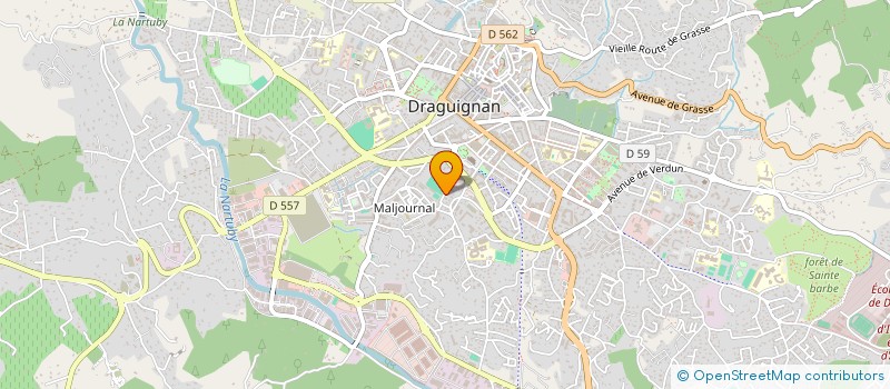 localisation de l'entreprise DRAGUI P.C à DRAGUIGNAN