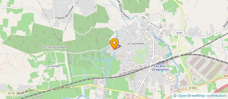 localisation de l'entreprise DRAGUIGNAN BILS à LES ARCS