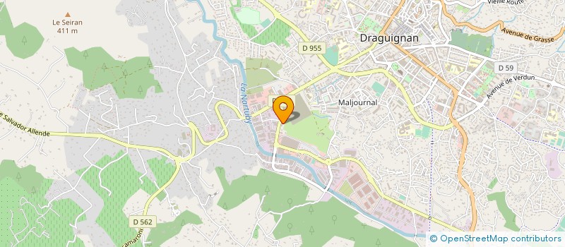 localisation de l'entreprise DRAGUIGNAN BRIDGE CLUB  DRAGUIGNAN