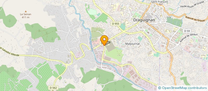 localisation de l'entreprise DRAGUIGNAN GLASS SERVICE  DRAGUIGNAN