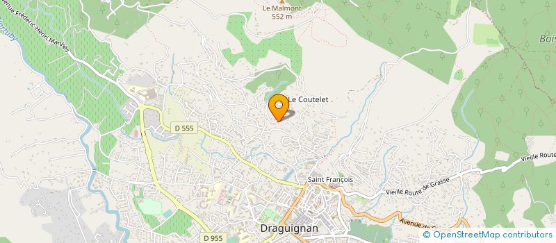 localisation de l'entreprise DRAGUIGNAN TAG RUGBY 83  DRAGUIGNAN