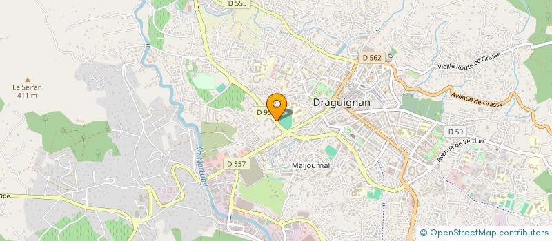 localisation de l'entreprise DRAGUIGNAN UNION CLUB ATHLETISME à DRAGUIGNAN