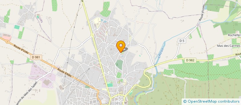 localisation de l'entreprise DRAI HOLDING  UZES