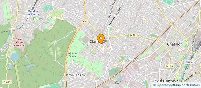 localisation de l'entreprise DRAIMONT à CLAMART