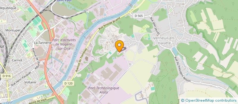 localisation de l'entreprise DRAIN POWER FILTREX à VERNEUIL-EN-HALATTE