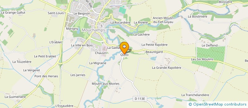 localisation de l'entreprise DRAK'ARTS à MOUCHAMPS