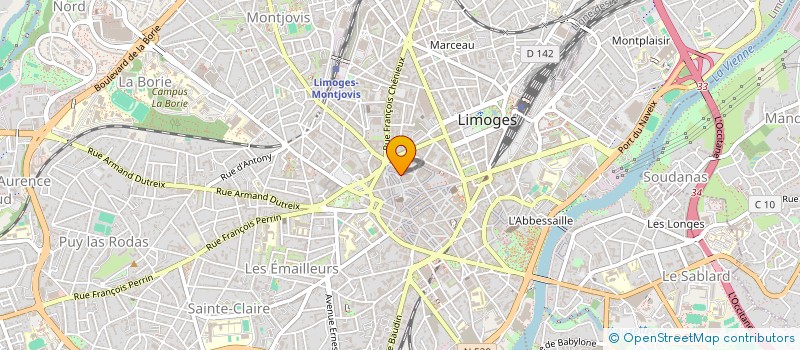 localisation de l'entreprise DRAKARICE à LIMOGES