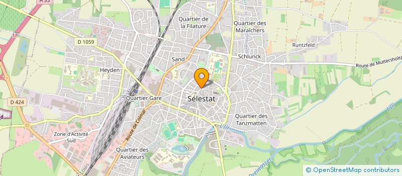 localisation de l'entreprise DRAKEN MULTIMEDIA à SELESTAT