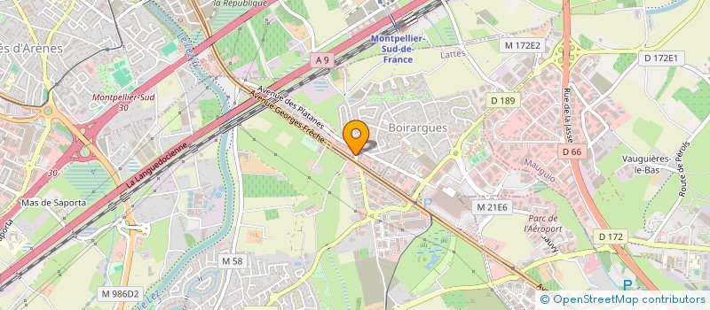 localisation de l'entreprise DRAKENSBERG à LATTES