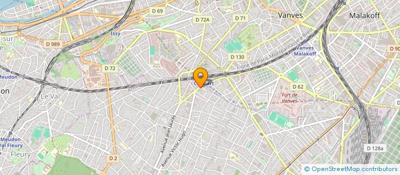localisation de l'entreprise DRAKHT à CLAMART
