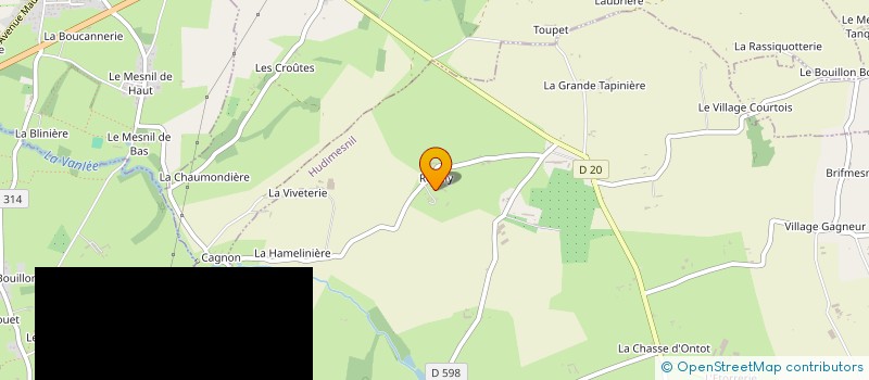 localisation de l'entreprise DRAKKAR 50  HUDIMESNIL