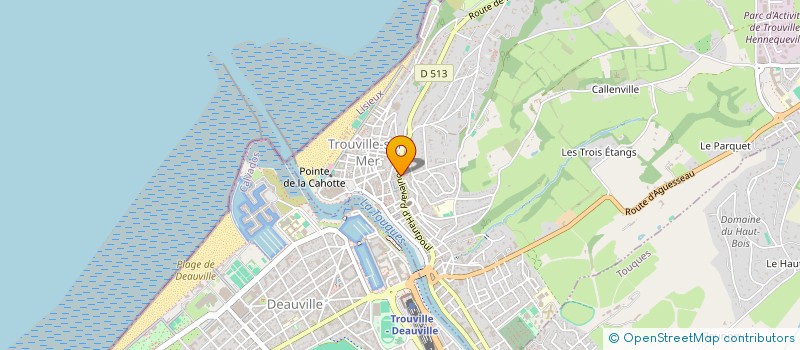 localisation de l'entreprise DRAKKAR 76 à TROUVILLE-SUR-MER
