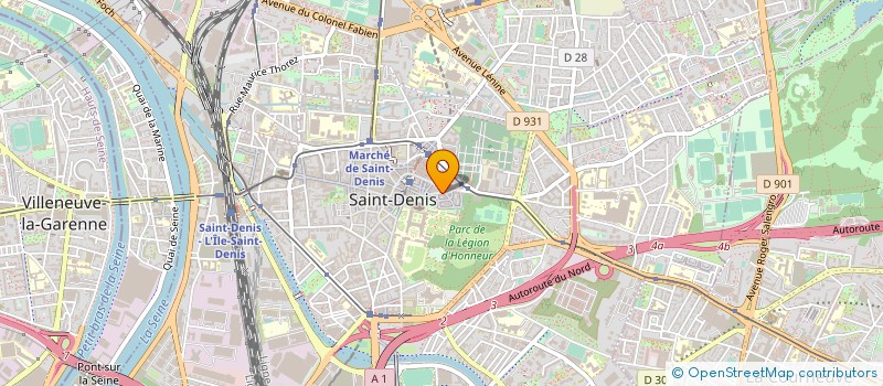 localisation de l'entreprise DRAKKAR à SAINT-DENIS