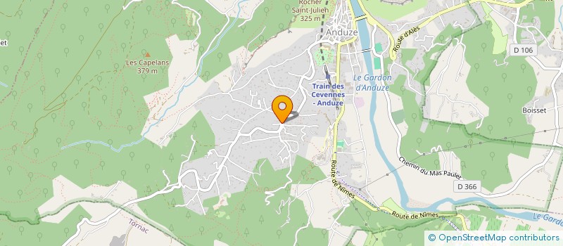 localisation de l'entreprise DRAKKAR à ANDUZE