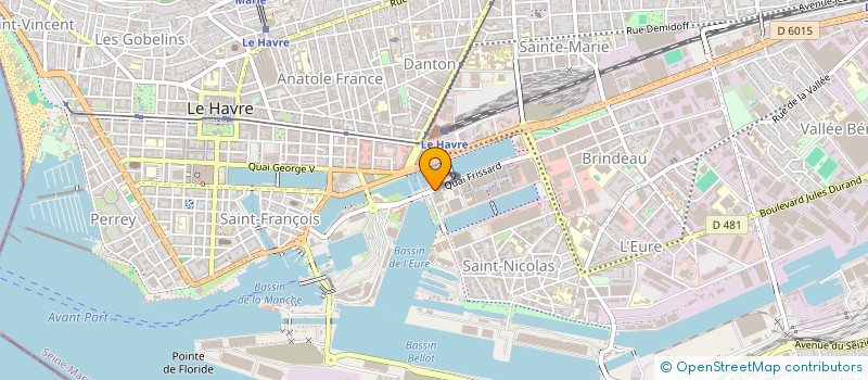 localisation de l'entreprise DRAKKAR  LE HAVRE