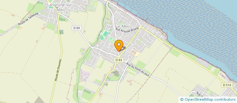 localisation de l'entreprise DRAKKAR AMENAGEMENT à LUC-SUR-MER
