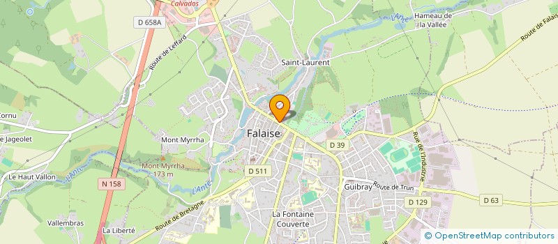 localisation de l'entreprise DRAKKAR EVASION  FALAISE