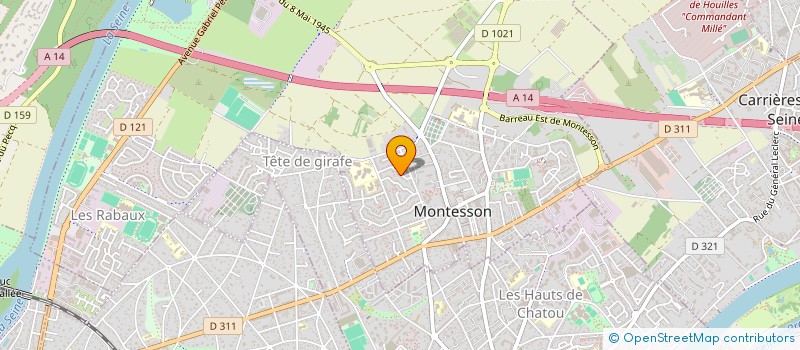 localisation de l'entreprise DRAKKAR FINANCE à MONTESSON